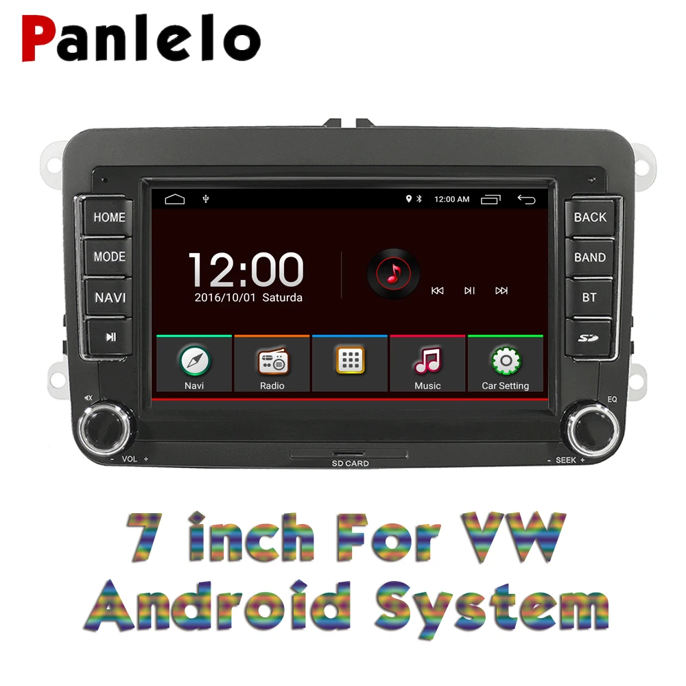 Panlelo S7 For Volkswagen 7 Inch Android Autoradio Radio Multimedia Car Android For Golf 5 Navigation Car Multimedia Player