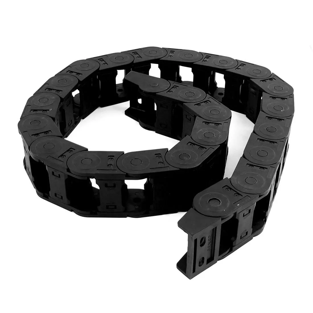 

100cm Long Black Cable Wire Carrier Drag Chain Nested 25mm x 38mm