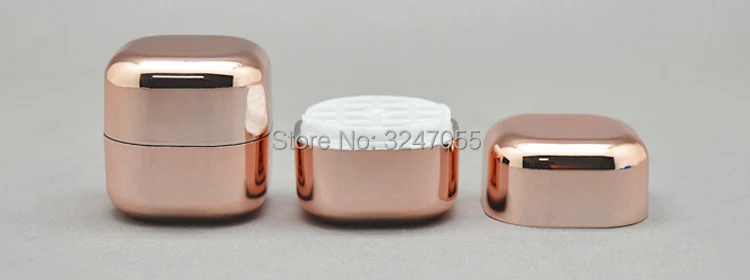 10/30/50pcs Plastic Rose Gold Empty Lip Balm Container, Creative Cute Lipstick Sub Package, Portable Cosmetic Lip Rouge Bottle