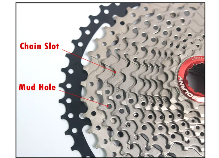 BOLANY велосипедная кассета Freewheel 8S Скорость MTB велосипед Freewheel 11-40 T/11-42 T для SHIMANO/SRAM горный велосипедный маховик звездочка