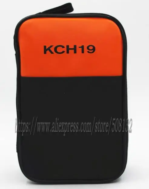 Оранжевый мягкий чехол, сумка KCH12 KCH16 KCH17 KCH18 KCH19 KCH20, используется для клещевых измерителей, мультиметра KYORITSU Fluke Uni-T HIOKI Testo Sanwa - Цвет: KCH19-O
