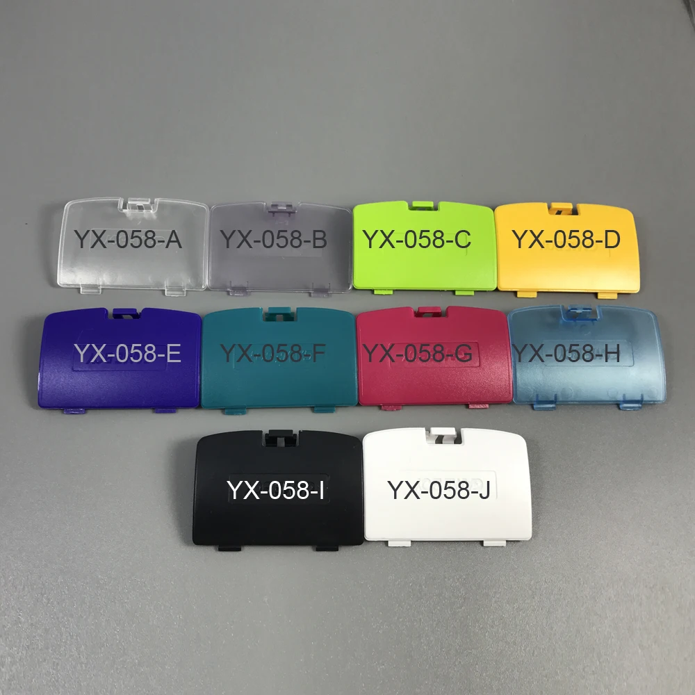 [11PC/ LOT] 10 Colors Optional For GBC game console For Gameboy Color battery cover shell case for OEM Game Consoles