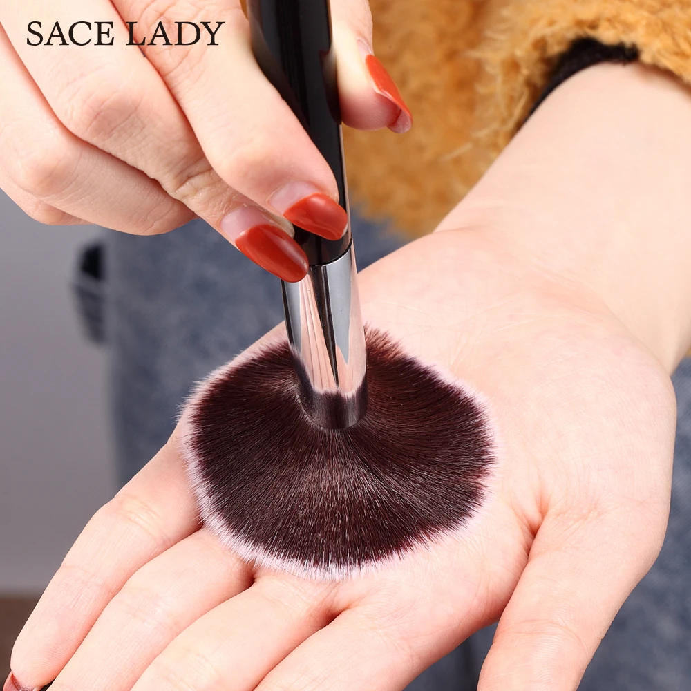 SACE LADY Профессиональная Кисть для макияжа бронзовая пудра кисть контура лица