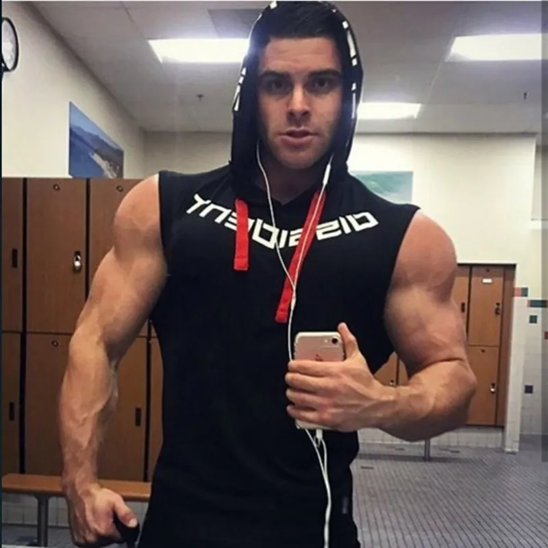 Gym Clothing Fitness Men Tank Top hoodies (13)