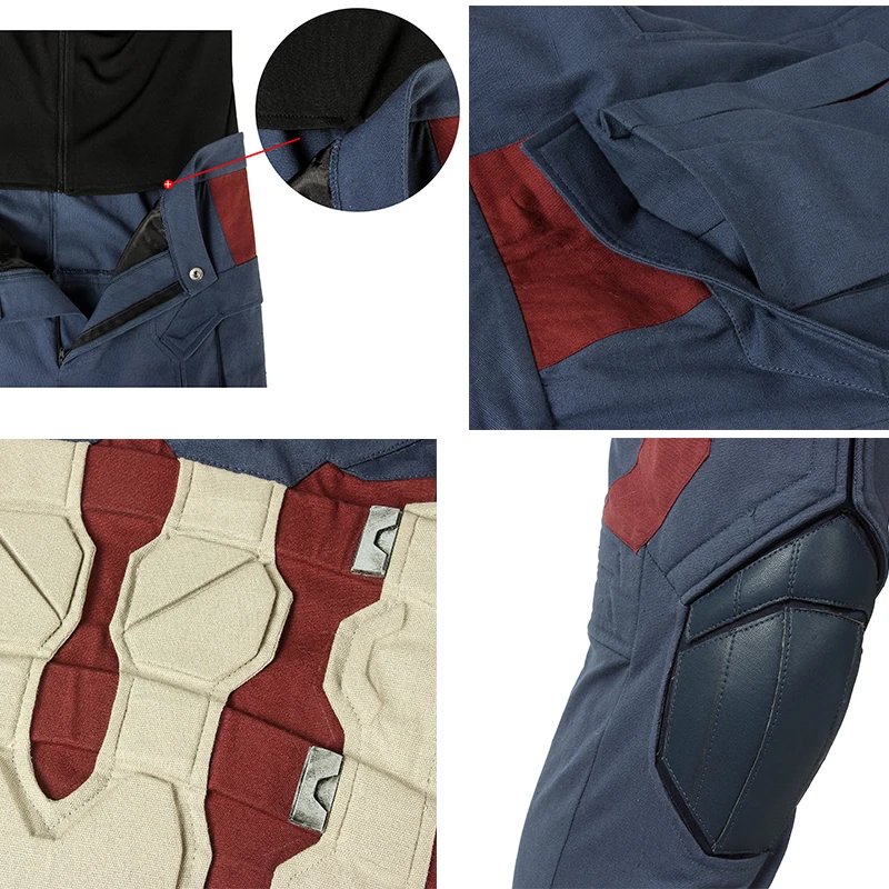 Avengers 4 Endgame Costume Captain America Steven Rogers Cosplay Jumpsuit Superhero Halloween Carnival Boots Outfit Custom Made Avengers 4 Endgame Costume Captain America Steven Rogers Cosplay Jumpsuit Superhero Halloween Carnival Boots Outfit Custom Made