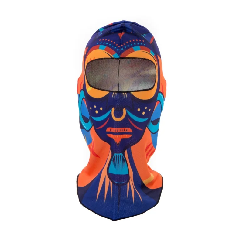 New Summer Motorcycle Face Mask Lycra Moto Balaclava Biker Wind Cap Ski Mask Anti-UV Motorcycle Mask - Цвет: F
