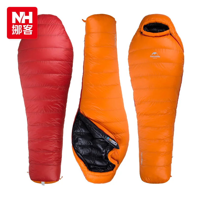 

400/800/1000g Filling New Ultra light Duck Down Mummy Spring Summer Winter Outdoor camping hiking trekking Sleeping Bag