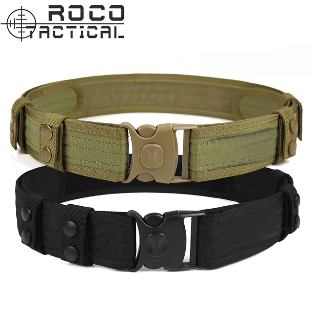 Mens Heavy Duty Tactical Belt Swat 2"  Duty Belt Military Trousers