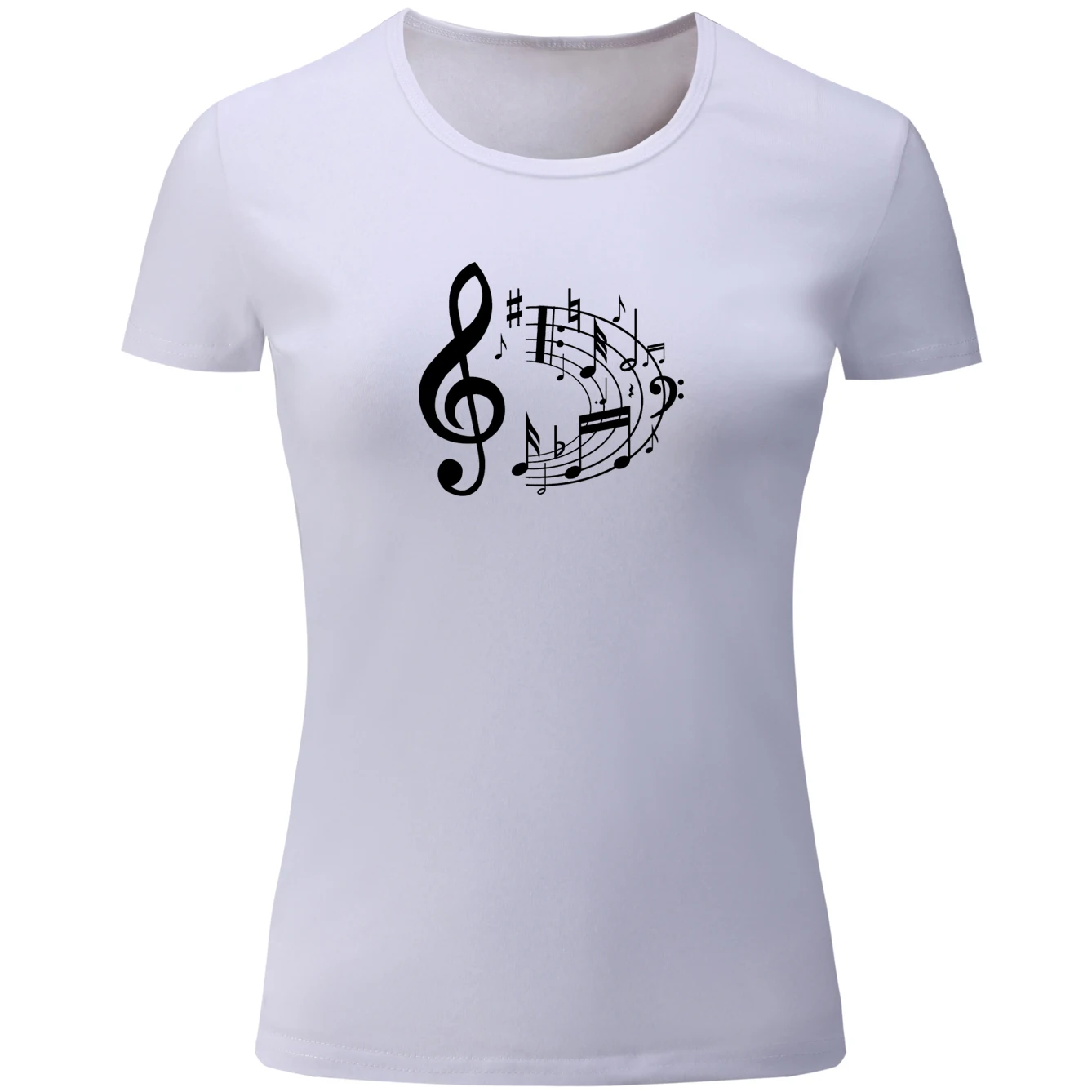 

Design Patterned Music Note Womens Summer Tshirt Graphic Print My Other Ride is a Doom Buggy Ladies Tee Tops Tshirts