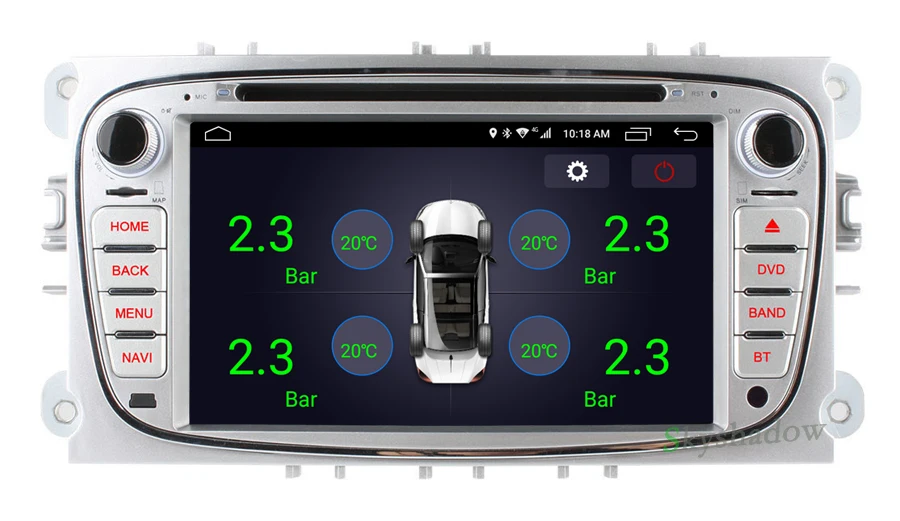 Cheap C500 4G SIM LTE Android 6.0 2GB RAM Car DVD Player bluetooth RDS Radio GPS wifi For FORD Mondeo S-MAX Connect FOCUS 2 2008-2011 12