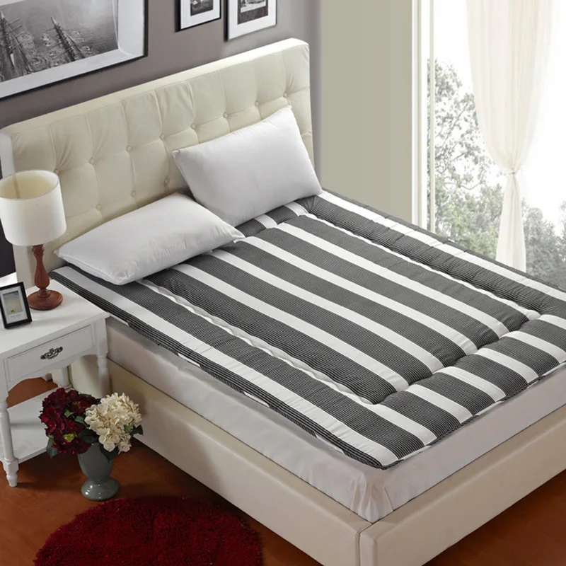 SongKAum Contracted Design Comfortable Mattress Thick Warm Foldable Single Or Double Mattress Fashion NEW Topper Quilted Bed SongKAum Contracted Design Comfortable Mattress Thick Warm Foldable Single Or Double Mattress Fashion NEW Topper Quilted Bed