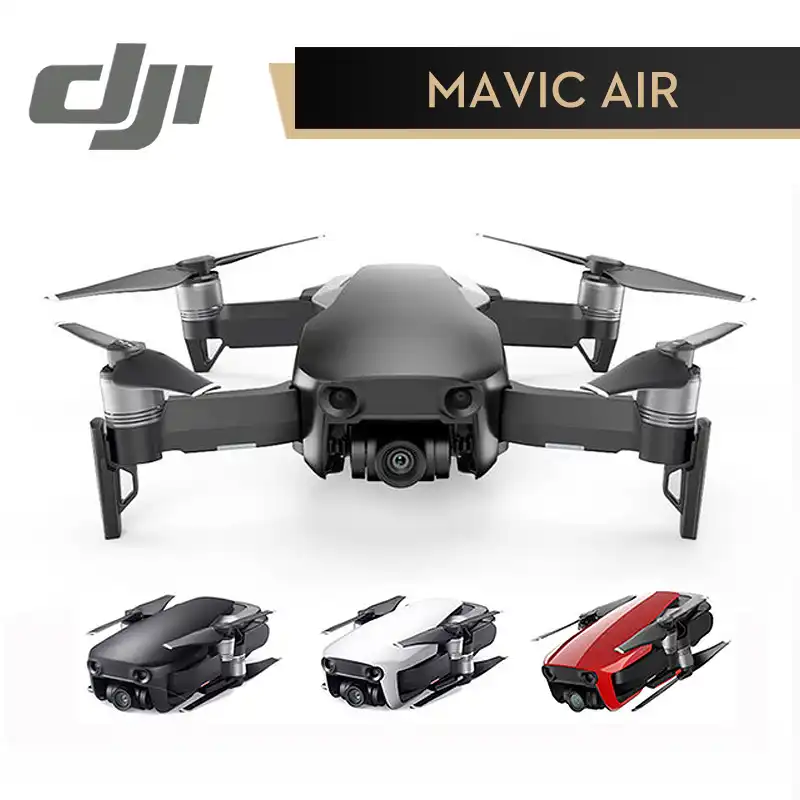 dji mavic air red aerial camera drone