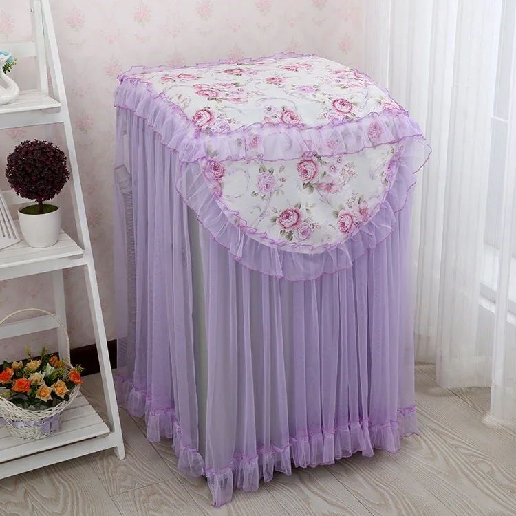 

1 pcs Lace home fabric washing machine cover dust cover