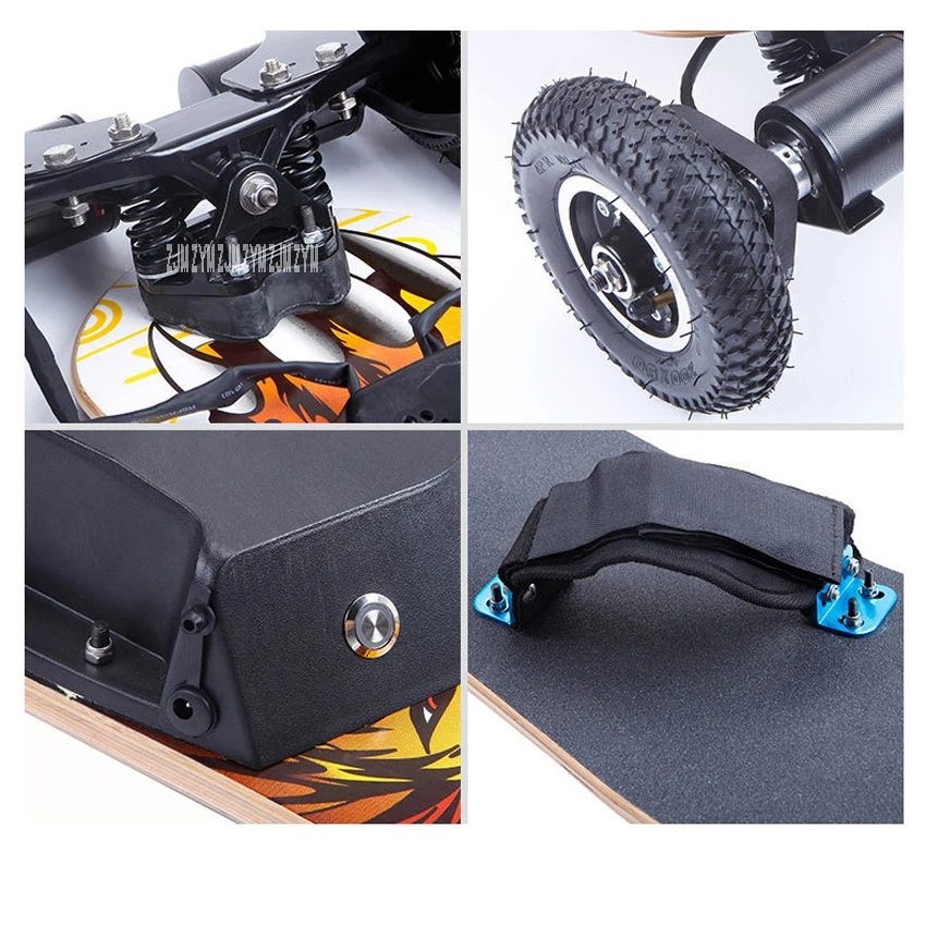 Cheap Four Wheel Electric Skateboard Double Motor 1200W Power Electric Longboard Scooter Boosted board E-scooter Hoverboard Wood Board 22