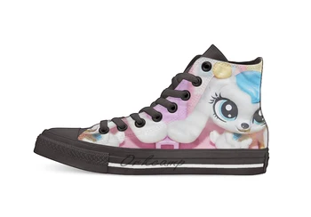 

Littlest Pet Shop Bunny Casual High Top Canvas shoes sneakers For Drop shipping