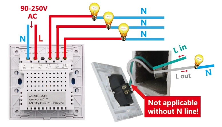 Sonoff T1 T2 UK 1 2 3 банда умный WiFi настенный светильник переключатель RF/APP/сенсорный таймер управления UK Панель Умный дом Google Nest/Alexa