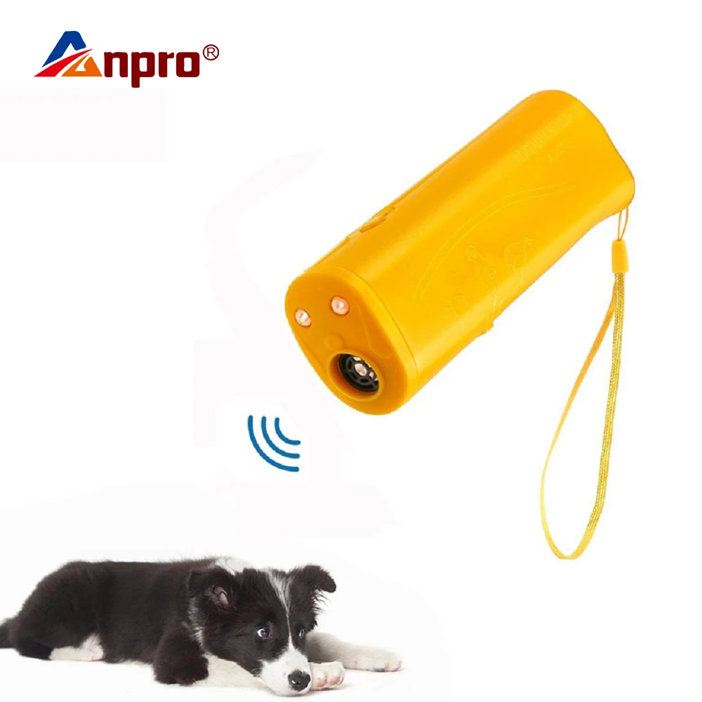 

Anpro 3 in 1 Anti Barking Stop Ultrasonic Drive Dog Repeller Dog Control Outdoor CarrierTraining Device with LED Flashlight