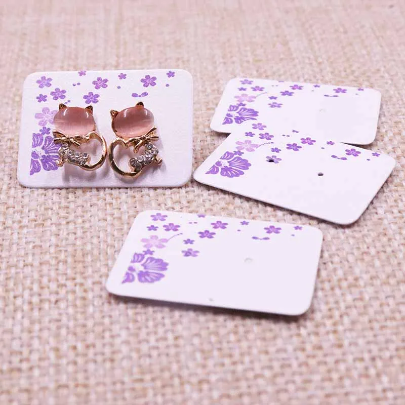 

2019 pure color Design Ear Studs packing Cards a large number of stock Jewelry and Earring display&Packaging Cards Jewelry Tag