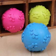 Pet Dog Molar Cleaning Teeth Interesting Sounding Ball Toys For Dog Paw Playing Dog Toys Dog Chew Toys