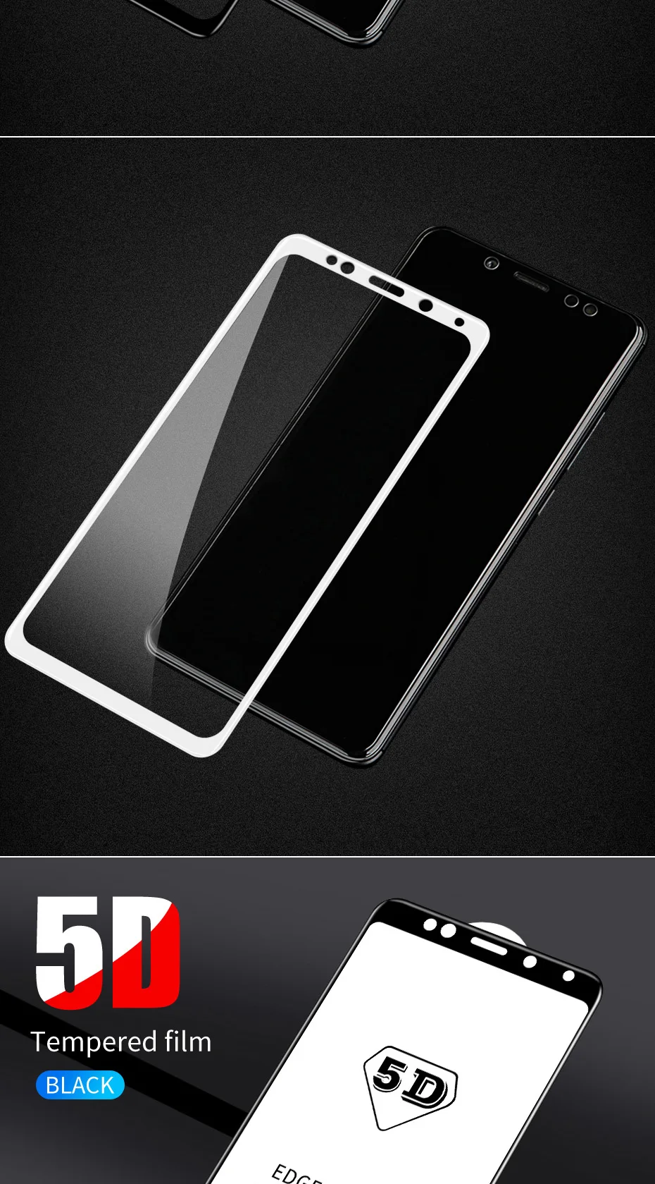 ZNP 5D Screen Protector Tempered Glass For Xiaomi Redmi Note 7 5 8 Pro Redmi 4X 7A Protective Glass For Redmi Note 8 5 Plus Film