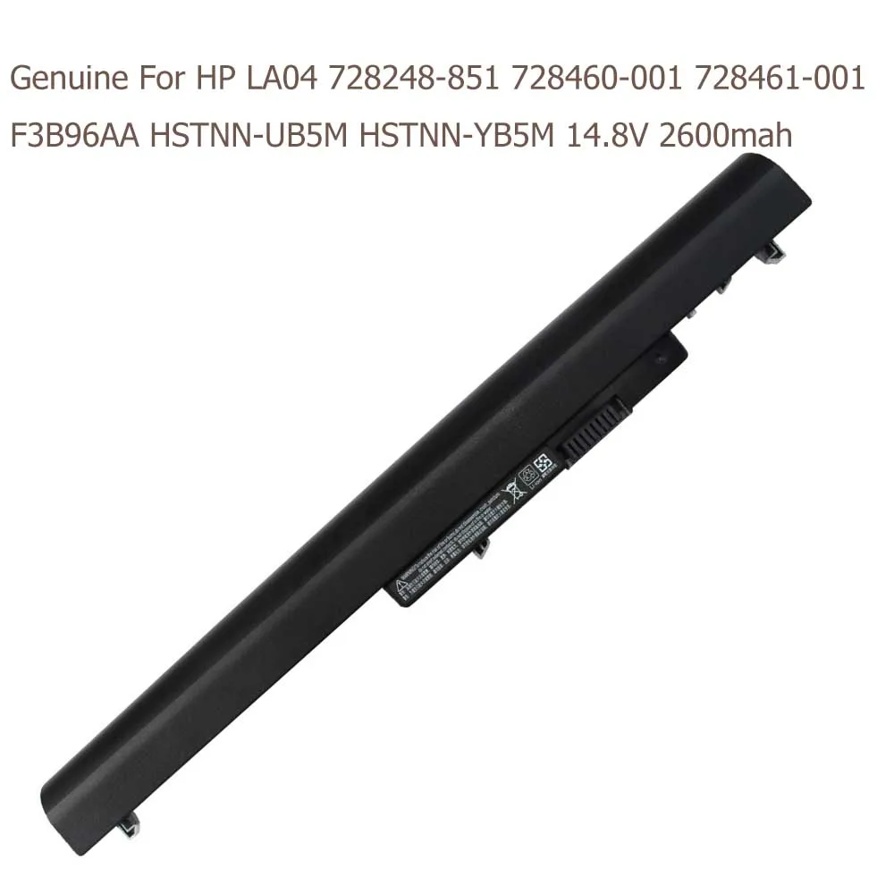 Genuine LA04 HP Laptop Battery 350 248 340 G1 LA04DF TPN-Q129 F3B96AA 728460-001 14.8V 2600mah 3