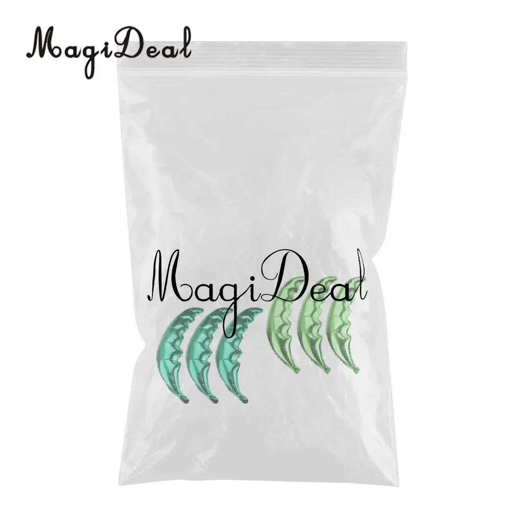 MagiDeal Set of 6pcs Palm Tree Leaf Green Hawaiian Beach Party Balloon Party Decor