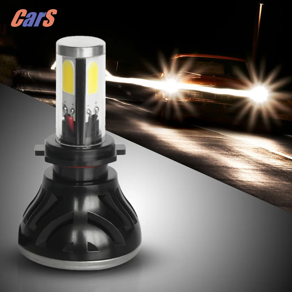 

1 Pair LED Car Headlights H7 COB LED Car Headlight Beam Bulbs 80W 6000K Kits Shakeproof Waterproof car-styling