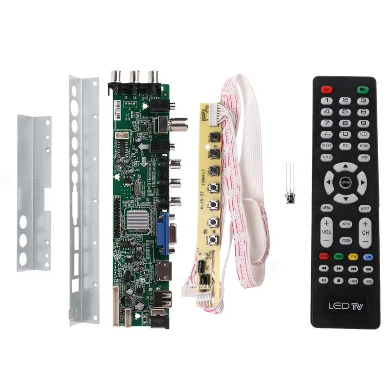 

Controller Board LCD HDMI DVI VGA Audio PC Module Driver DIY Kit 15.6" Display B156XW02 1366X768 1ch 6/8-bit 40 Pin Panel