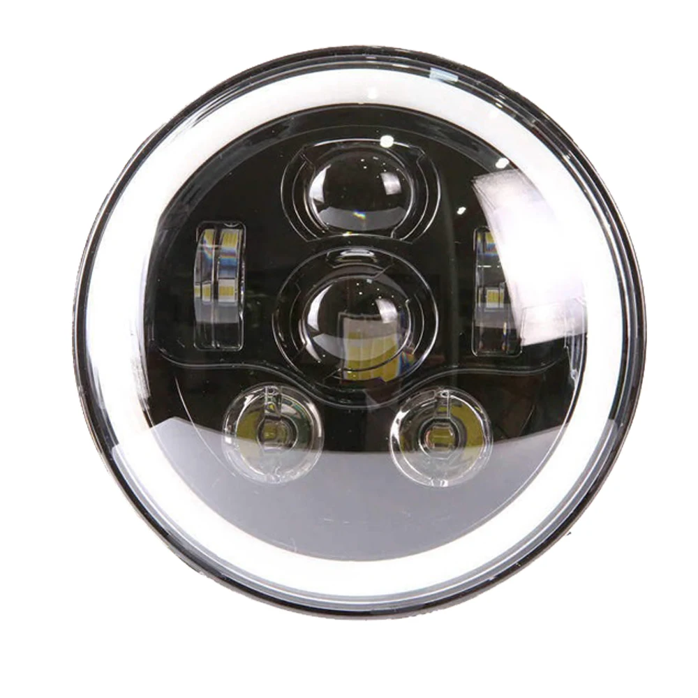 7 Inch Projector Daymaker Led Headlight HiLo Beam DRL Turn Signal For Lada 4x4 Urban Niva Jeep Suzuki Samurai LED Headlamps 8