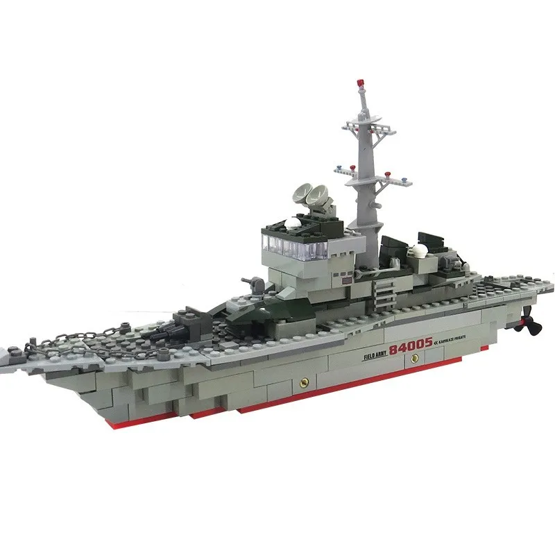 KAZI 84005 288 шт. военный фрегат строительные блоки раннего образования DIY Кирпич