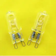 10 шт./лот G9 галогенной лампы теплый белый Капсула матовая колба 20 Вт 40 Вт