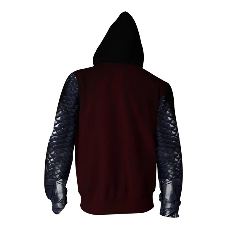 Avengers Endgame Cosplay Quantum Realm Costumes Sweatshirt Hoodies Jacket Captain Marvel Hoode Superhero Iron Man Thor Zipper