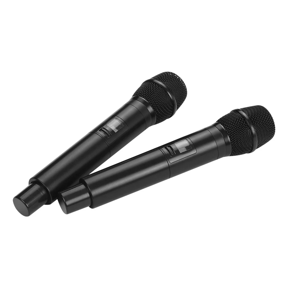Беспроводная микрофонная система Muslady U1 UHF 2 ручных микрофона и 1 приемник с