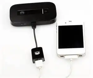 

42M Ultra Fast 3G wifi Router with SIM Card Slot with Power Bank Unlock Huawei E5756 with AF10 adapter