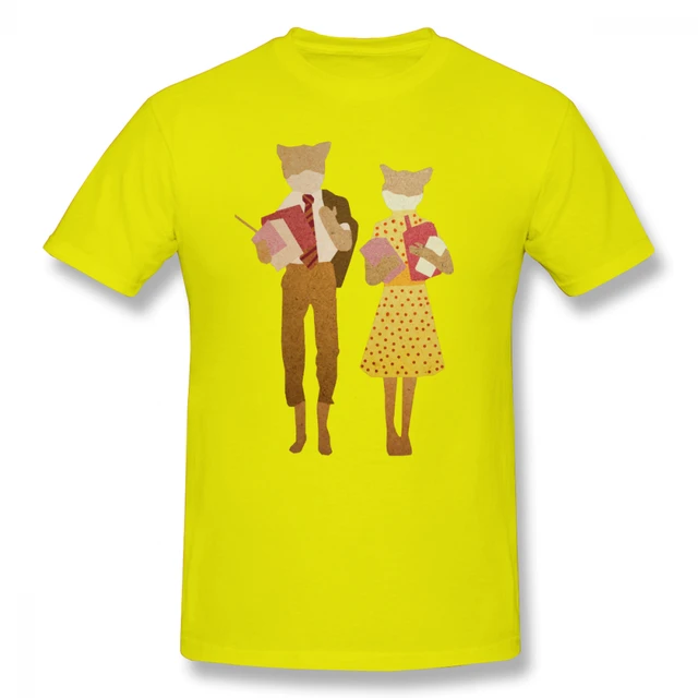 Wes Anderson T Shirt Fantastic Mr Fox T Shirt Male Funny Tee Shirt