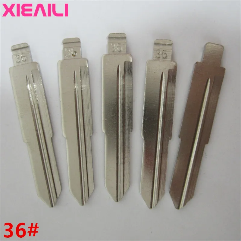 XIEAILI 20 шт. 36 # Пустой дистанционный ключ для Hyundai Tucson (боковой слот) S368|key blade|blade keykey hyundai |