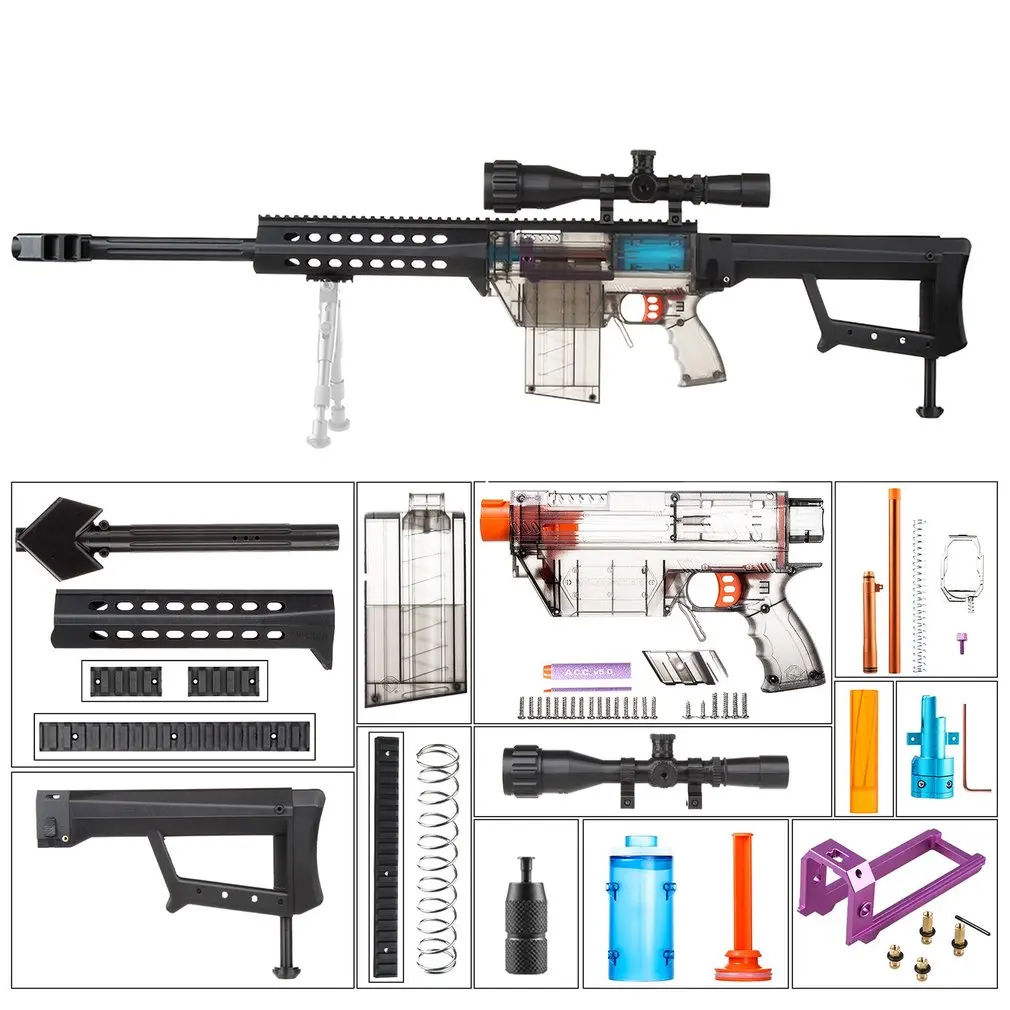 

WORKER R Type Fully Auto Kit Toy Gun Accessories for Nerf Stryfe Modified Set YYR-001-024 toy Gun Accessories Gift for boys kids