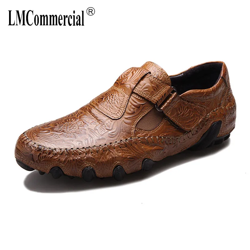 Novos De Respirável Sapatos Natural Homens Couro Preguiçosos Dos Casuais Mocassins Macia chocolate Preto Genuíno Verão Lazer Sola EX85Uxwq