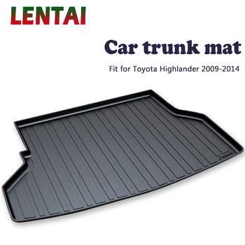

LENTAI 1PC rear trunk Cargo mat For Toyota Highlander 2009 2010 2011 2012 2013 2014 Boot Liner Tray Anti-slip mat Accessories