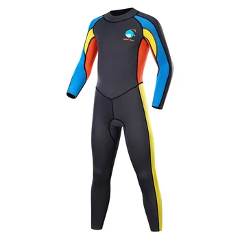 

2mm Neoprene Kids Wetsuits Girls Boys Swimsuit One Piece Diving Suit Surfing Children Spearfishing Triathlon roupa de mergulho