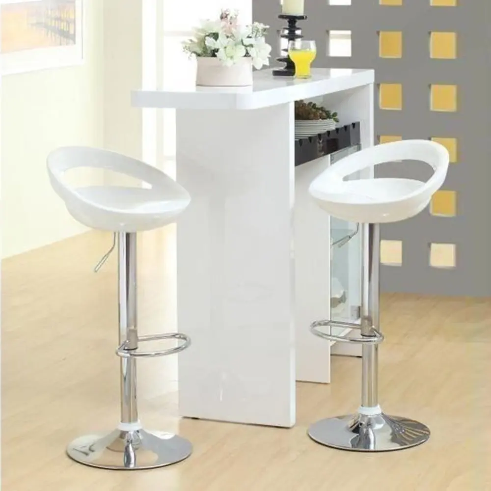 

JEOBEST 2pcs Adjustable bar chair Modern Style Rotate Chair lift Bar Swivel Barstools HWC