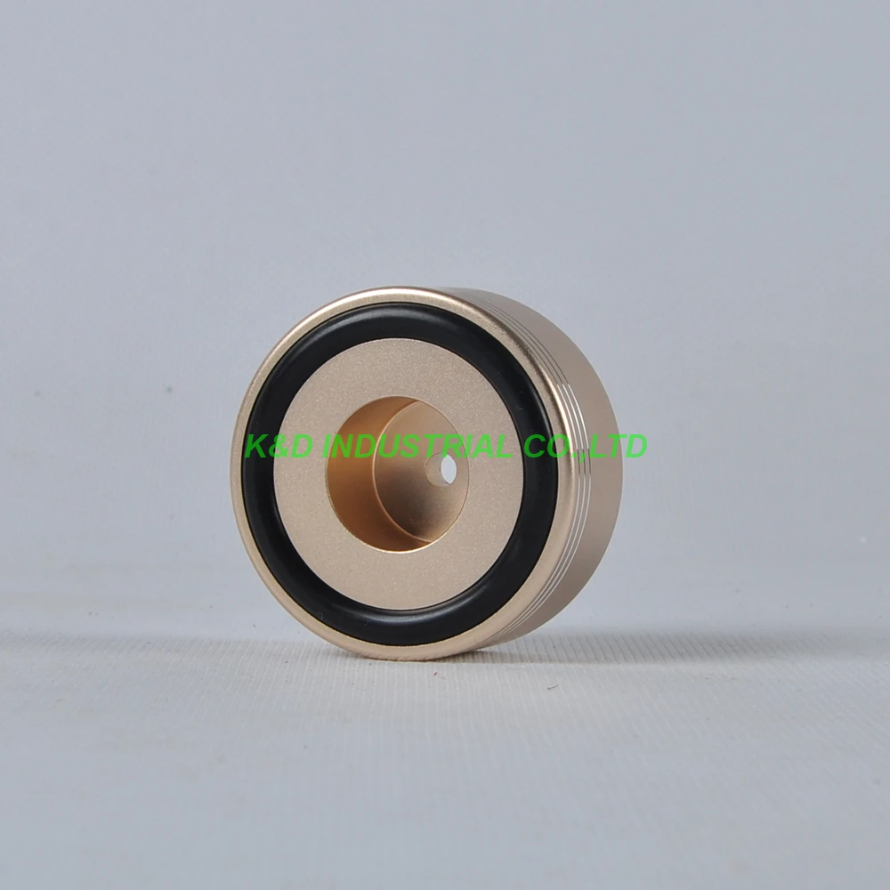 Online 1 PC 49X22 Mm Emas Aluminium Kaki HI FI Pad Chassis DIY Headphone Amplifier Tabung CD Speaker