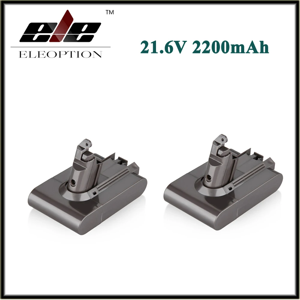 

2 PCS Eleoption 21.6V 2200mAh Li-ion Battery Replacement for Dyson Battery DC58 DC59 DC61 DC62 Vacuum Cleaner 965874-02