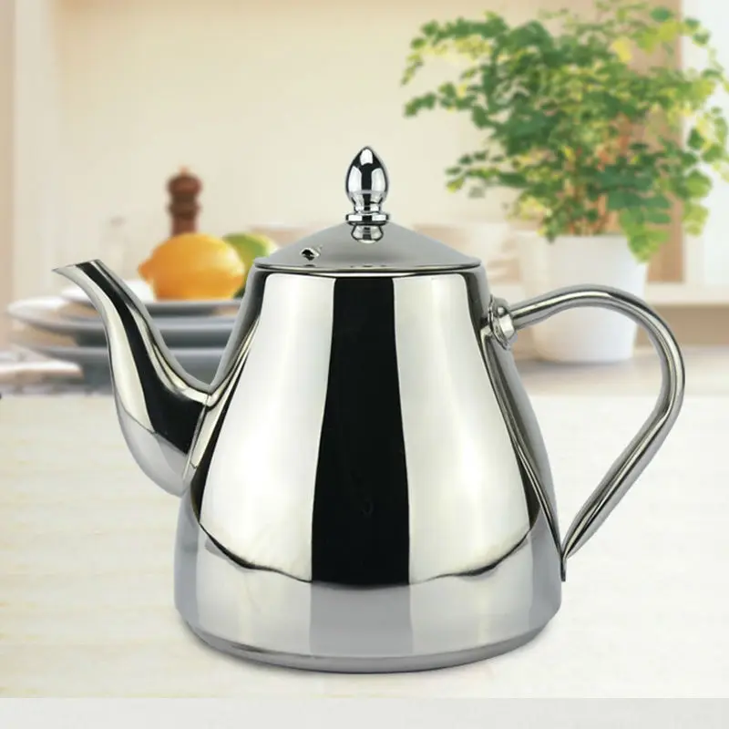 Free shipping New 1200ml style high quality stainless steel teapot Tea and Coffee Drip Kettle pot