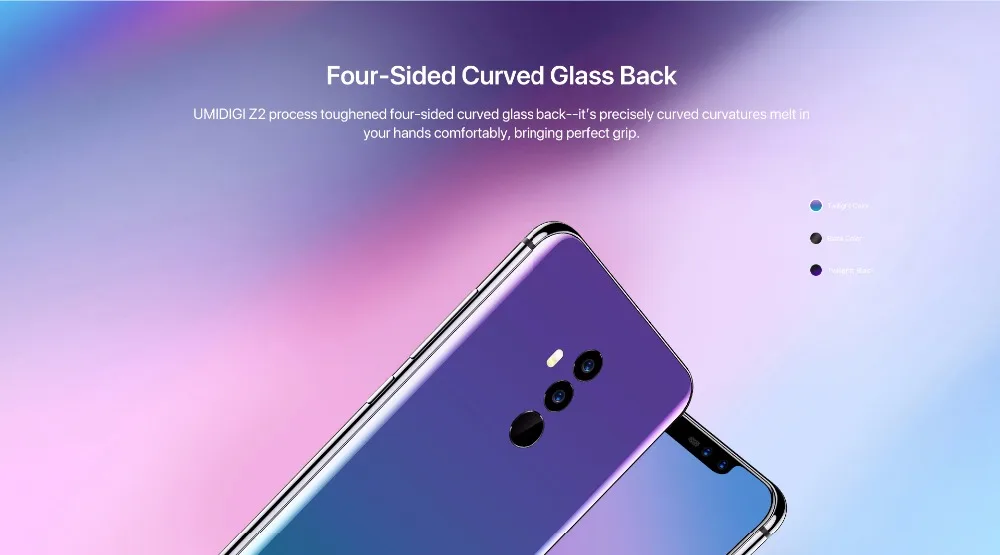 UMIDIGI Z2 глобальная версия Android 8,1 6," FHD+ полный дисплей Helio P23 6 ГБ+ 64 Гб Двойная камера 16 Мп+ 8 Мп 3850 мАч Face ID 4G смартфон