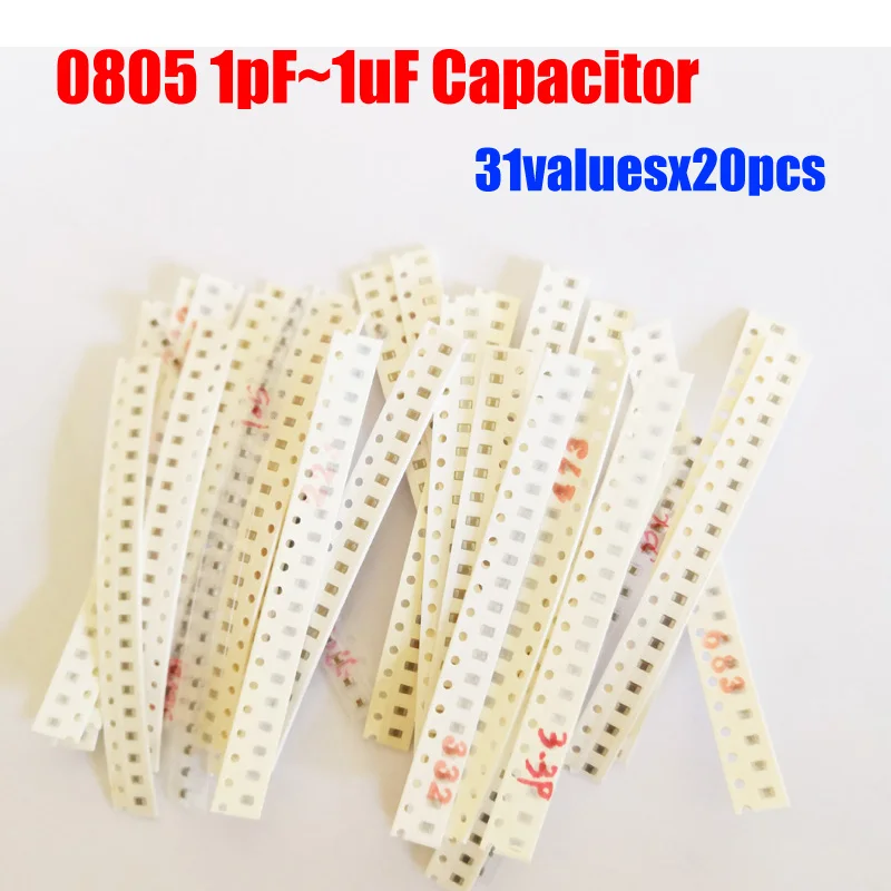 Buy 0805 SMD Capacitor Sample Kit 31valuesX20pcs