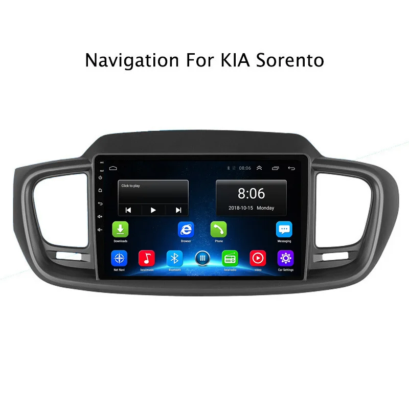 NAVITOPIA 10 1 дюймов 4G LTE wifi головное устройство для Kia Sorento 2015 2016 2017 Android 6 0 2G + 32G