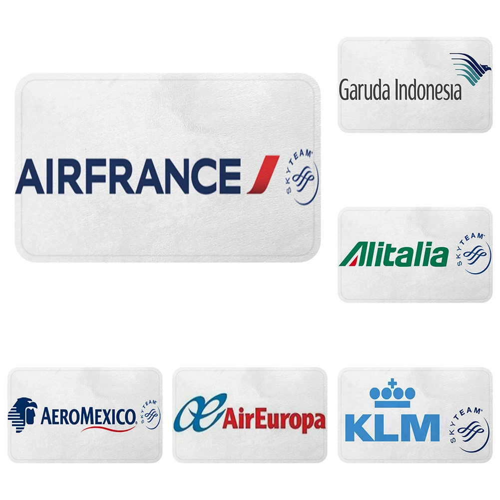 

Skyteam Air France Garuda Indonesia Europa Aero Mexico KLM Mat Bath Carpet Decorative Anti-Slip Mats Rugs Door Home Decor Gift