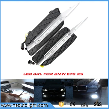 

12W CREE led Chips New Update E70 X5 LED Daytime Running Light Waterproof LED DRL Fog Car Lights for BMW E70