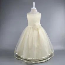 Luckyqiang/модные платья для девочек летнее платье в стиле Лолиты для девочек от 3 до 14 лет коллекция года, модная однотонная Праздничная детская одежда для девочек